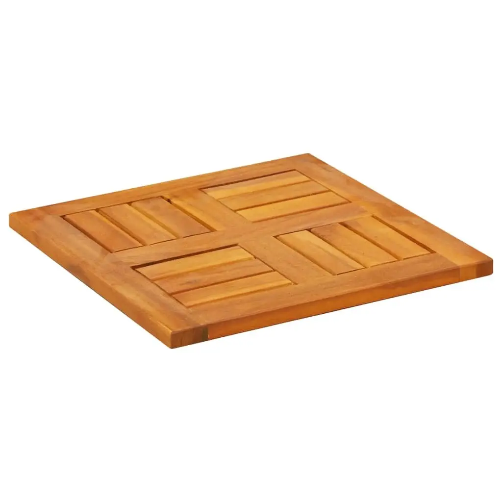 Square Table Top Solid Wood Acacia 40x40x2cm Replacement Dining Garden Furniture