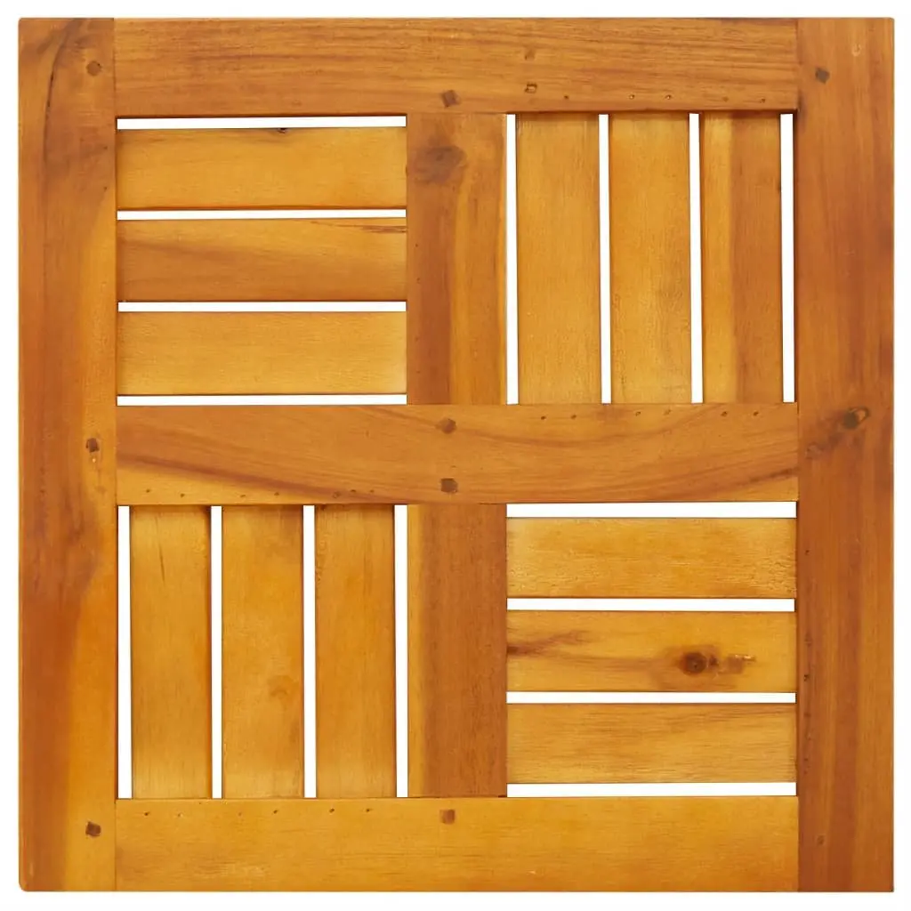 Square Table Top Solid Wood Acacia 40x40x2cm Replacement Dining Garden Furniture
