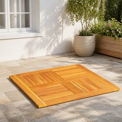 Your New Solid Acacia Table Top 80x80cm Awaits!