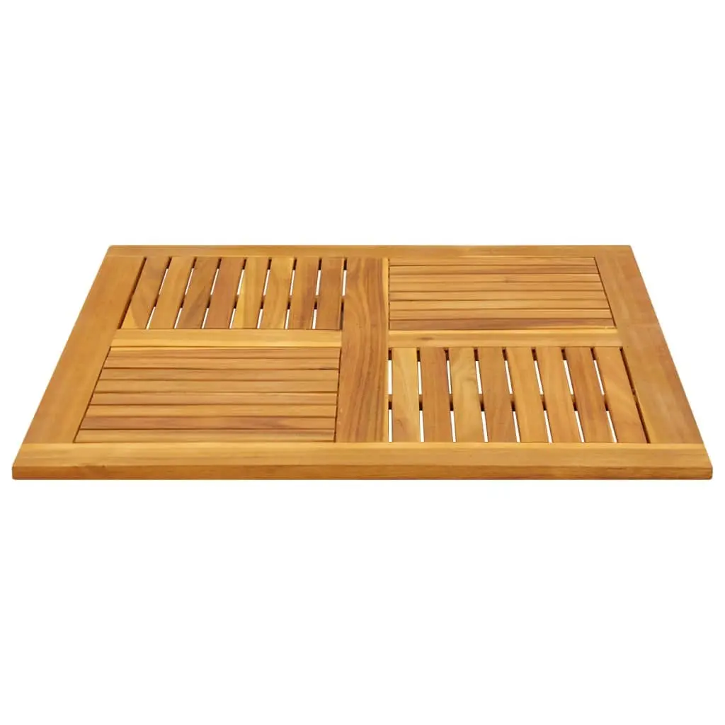 Square Table Top in Solid Acacia Wood