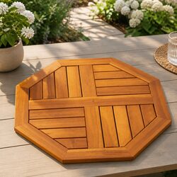Your Perfect Brown Octagonal Table Top 50x50x2 cm