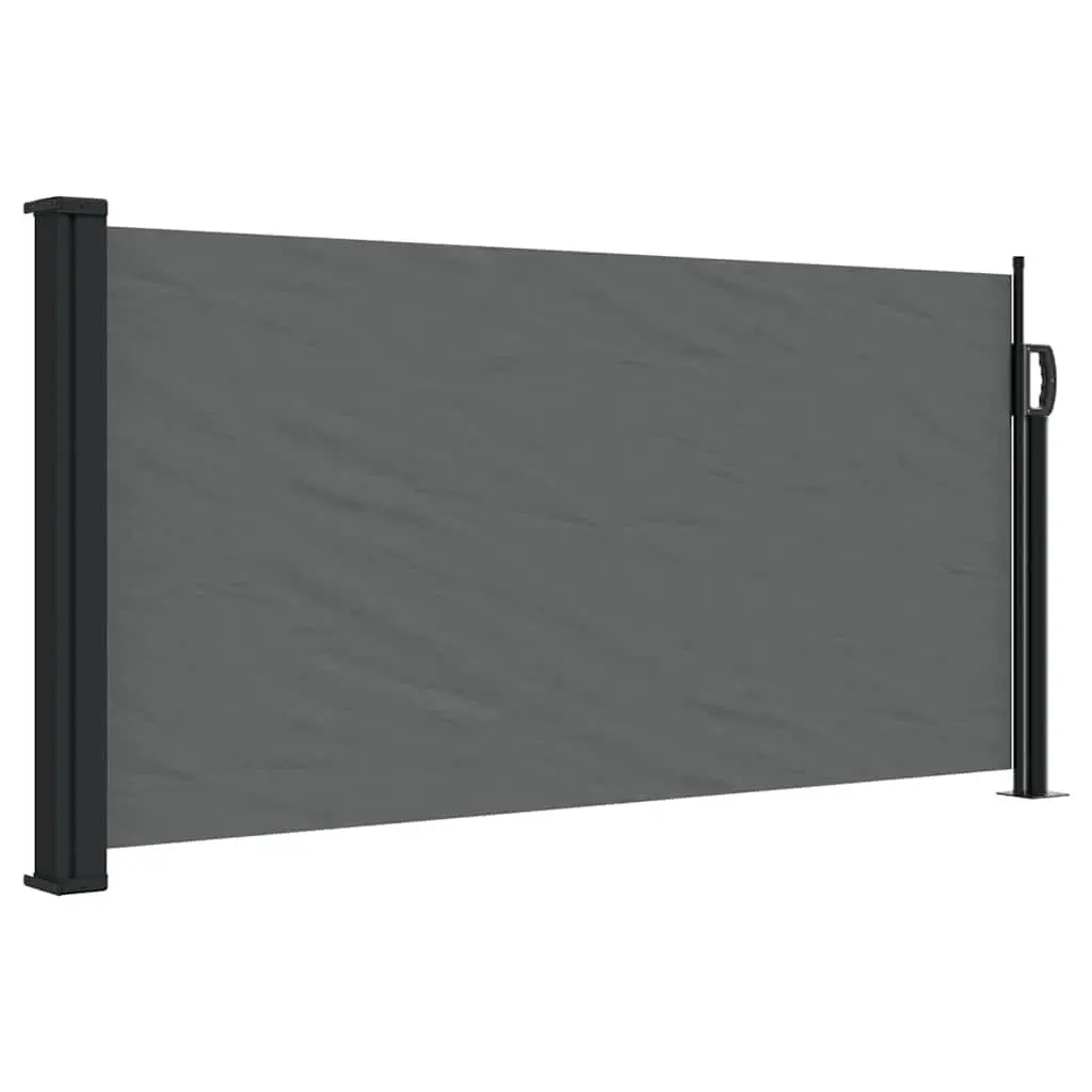 Retractable Side Awning Garden Privacy Screen 100x300cm Anthracite