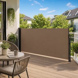 Retractable Side Awning Privacy Screen Outdoor Garden Patio Balcony Terrace
