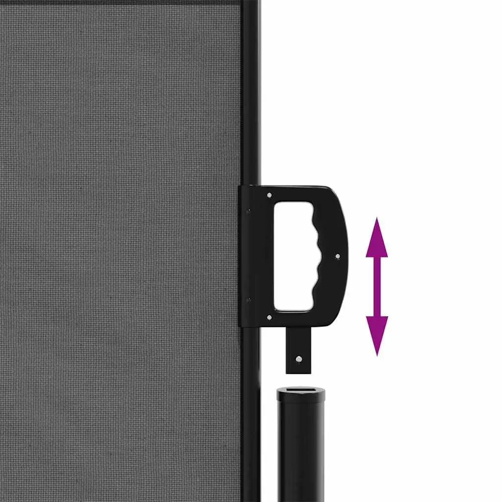 Retractable Side Awning Anthracite 117x300cm Privacy Screen Patio Garden Shade