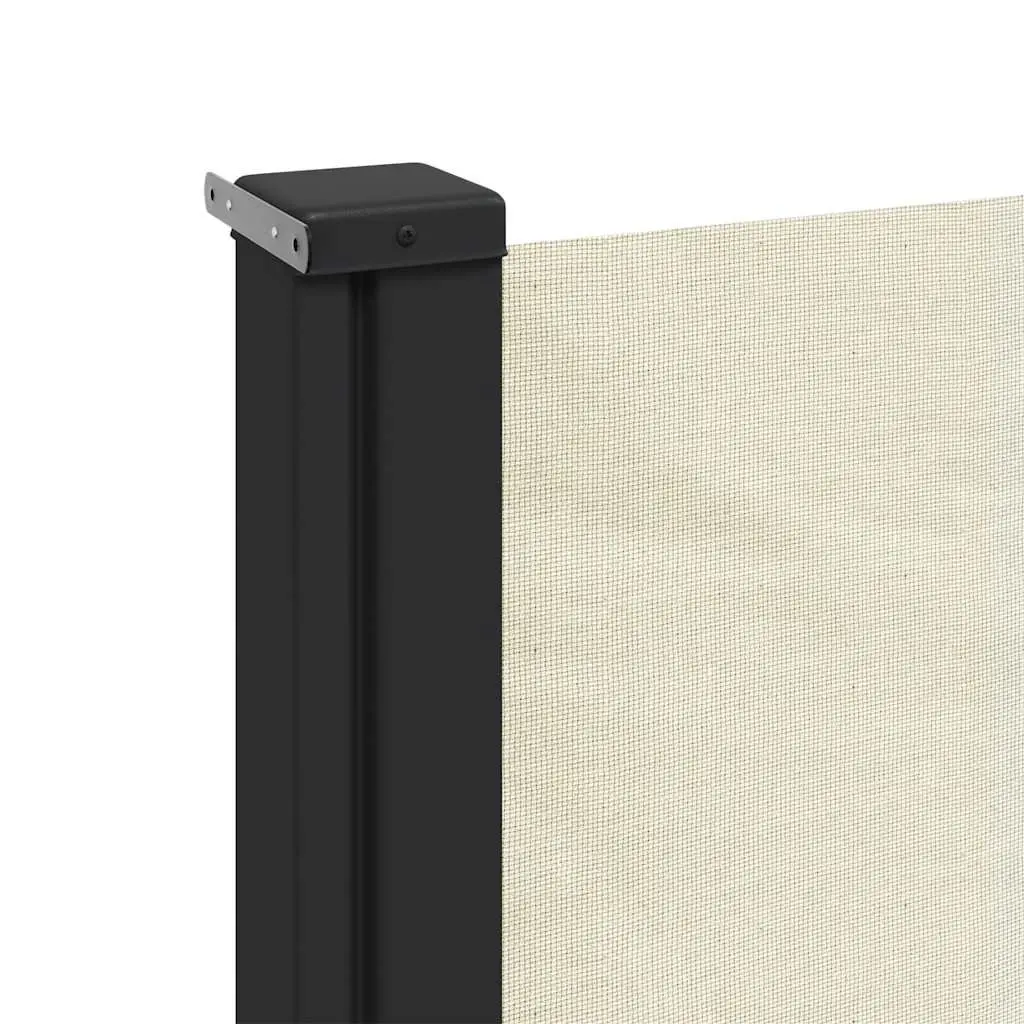 Retractable Awning Cream 180x300cm Outdoor Privacy Screen for Garden and Patio
