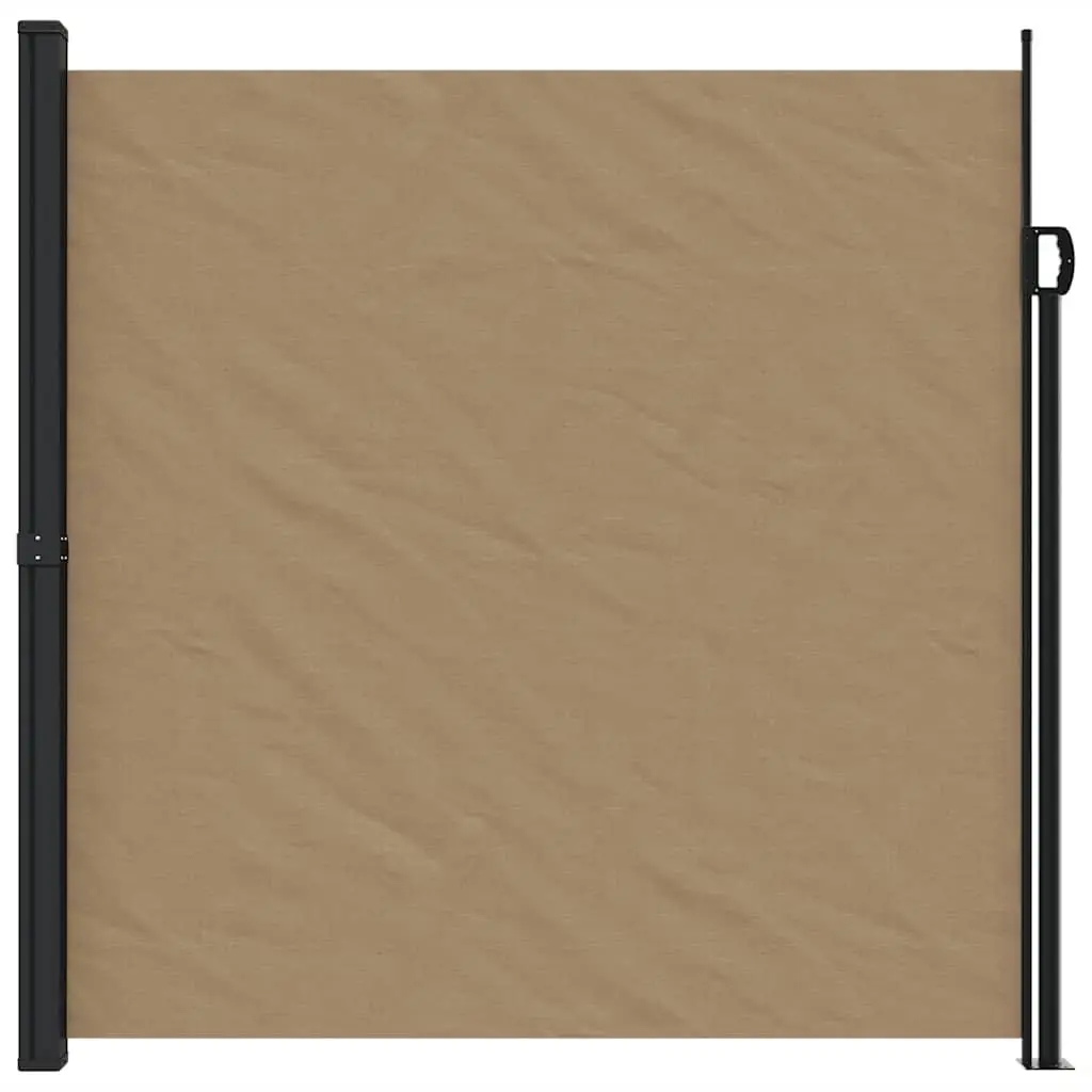 Retractable Side Awning Taupe 200 x 300 cm Garden Privacy Screen