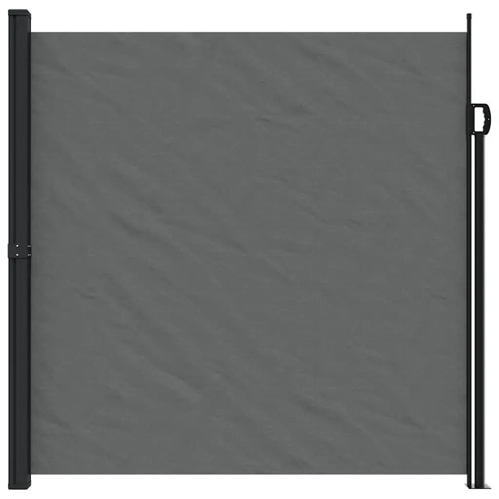 Outdoor Garden Retractable Awning Privacy Screen Anthracite 200x300cm