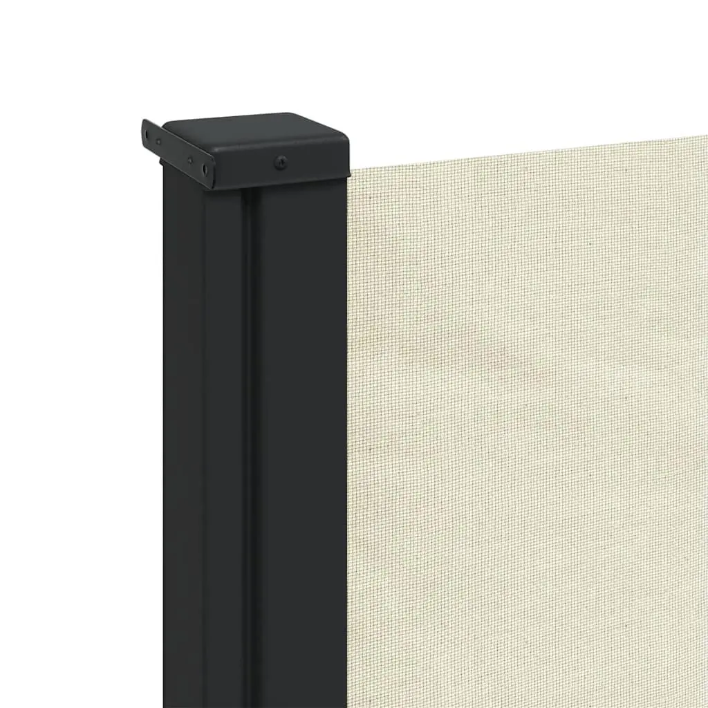Retractable Side Awning Water and UV Resistant Cream 120x500cm