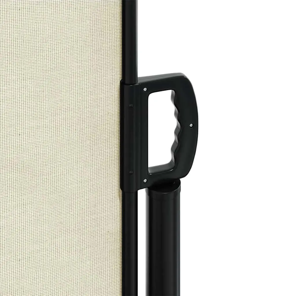 Retractable Side Awning Water and UV Resistant Cream 120x500cm
