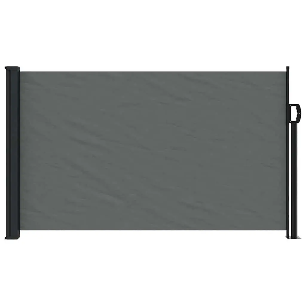 Retractable Side Awning Anthracite 120x500cm Privacy Screen Garden Shade