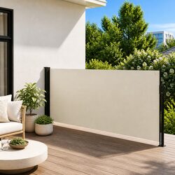 Your New Favorite Cream Retractable Side Awning