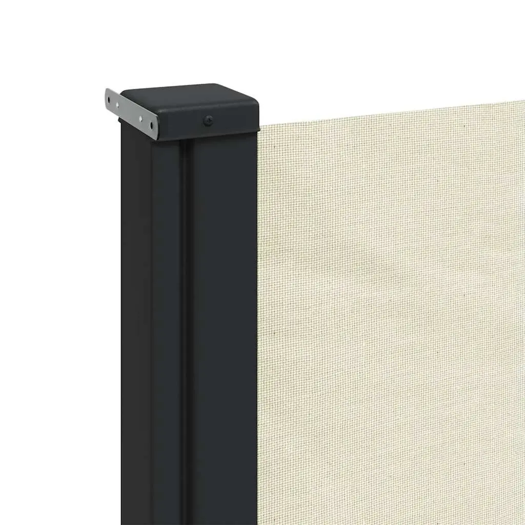 Retractable Side Awning Cream 140x500cm Outdoor Privacy Screen