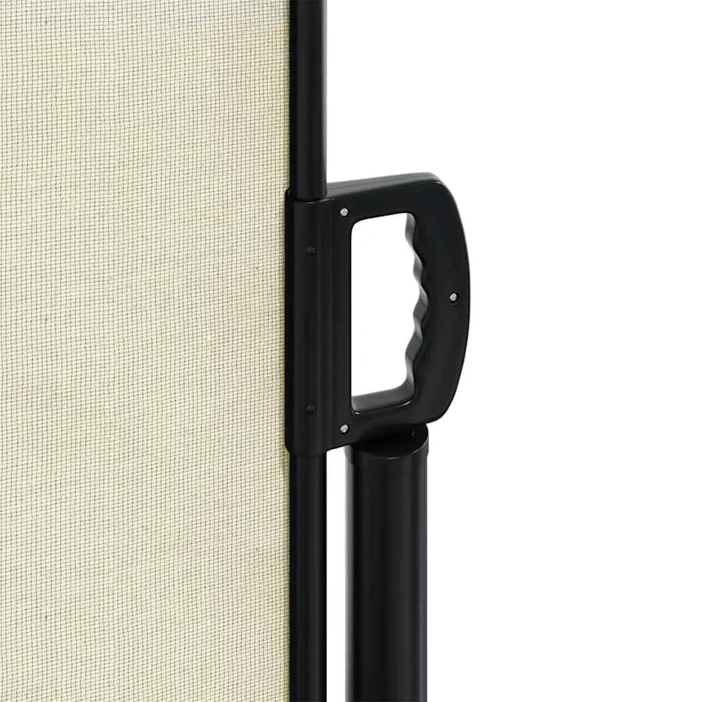 Retractable Side Awning Cream 160x500cm Outdoor Garden Privacy Screen Patio