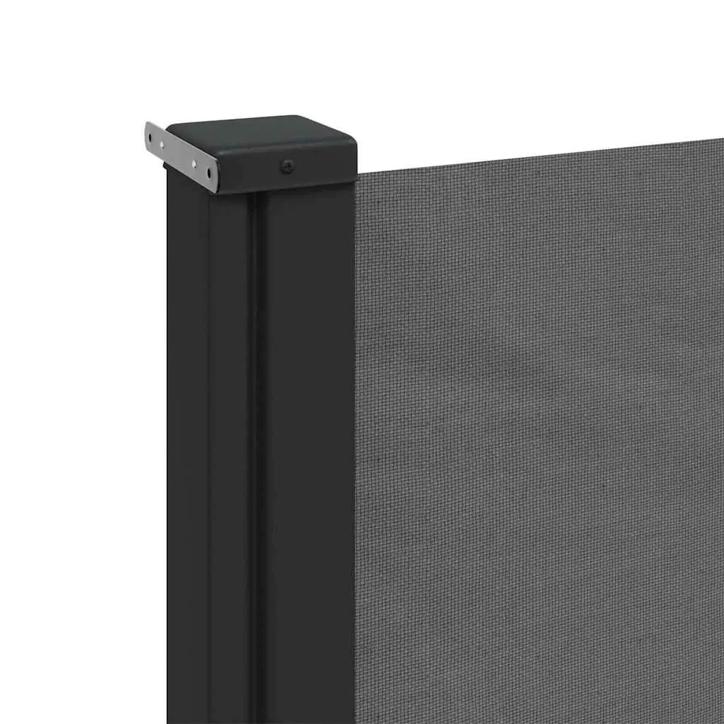 Retractable Side Awning Anthracite 160x500cm Garden Screen Patio Balcony Privacy