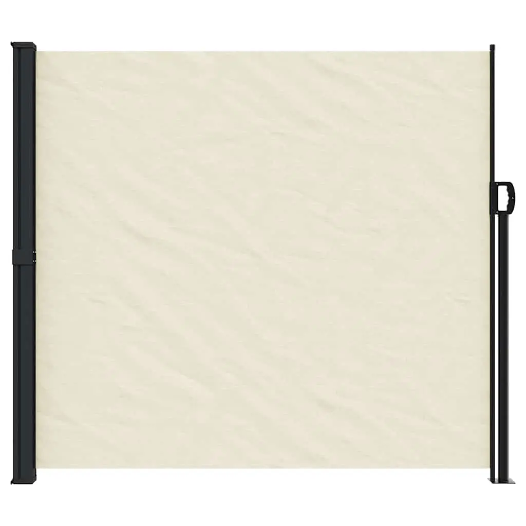 Retractable Side Awning Cream 180x500cm Garden Privacy Screen Outdoor