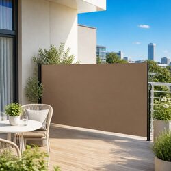 Friendly Outdoor Side Awning 180x500 cm Taupe