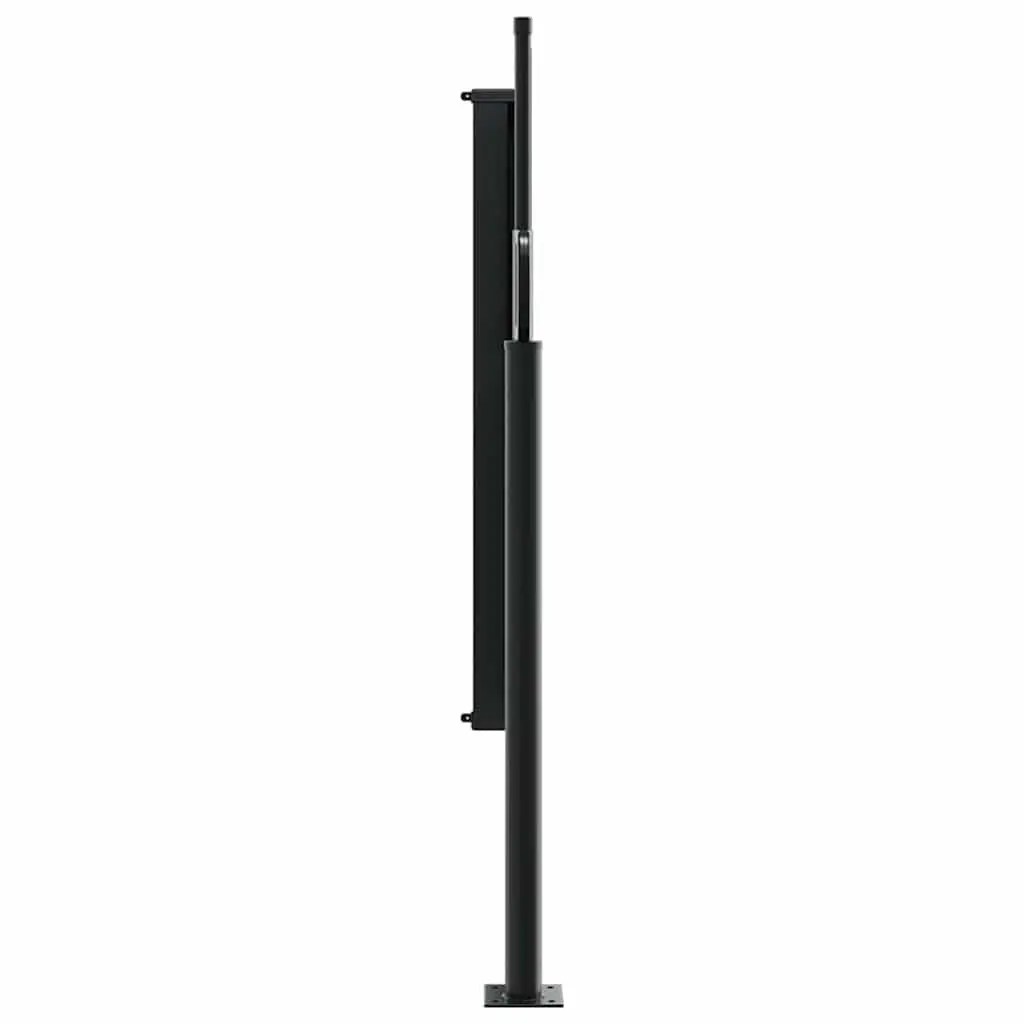 Retractable Garden Privacy Screen 120x600cm Anthracite Shade Awning for Outdoor Spaces