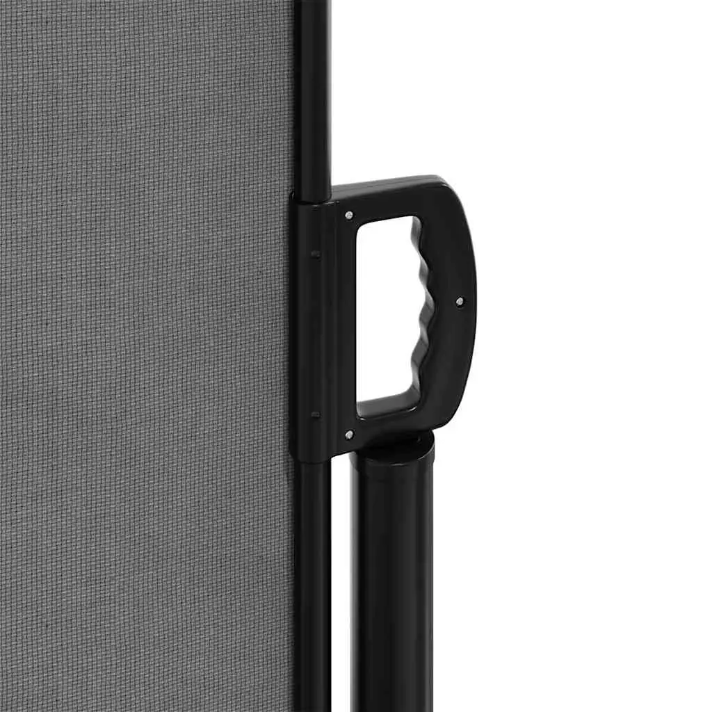 Retractable Side Awning Anthracite 140x600cm Garden Privacy Screen Outdoor Patio