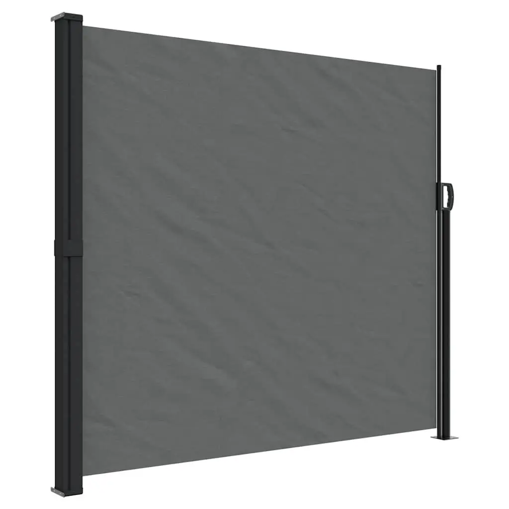 Retractable Side Awning Anthracite 180x600cm Privacy Screen Garden