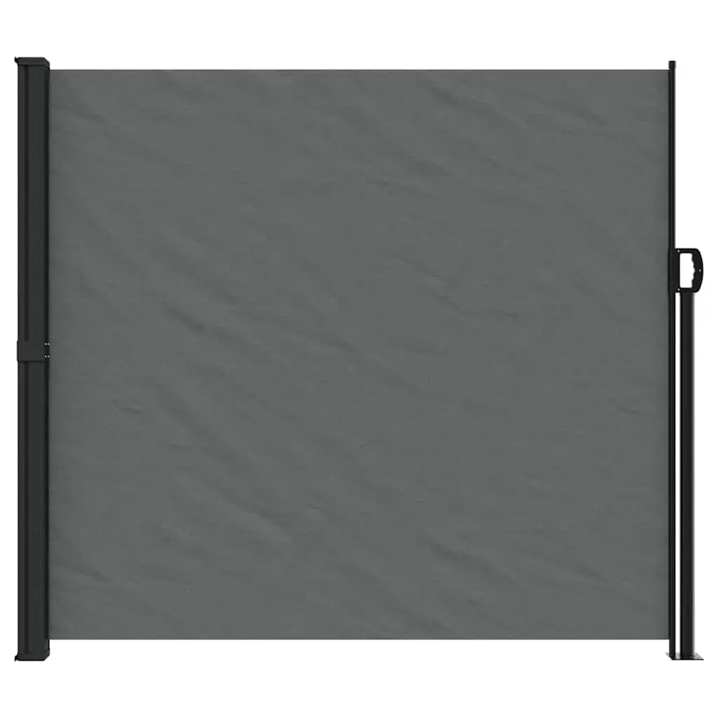 Retractable Side Awning Anthracite 180x600cm Privacy Screen Garden