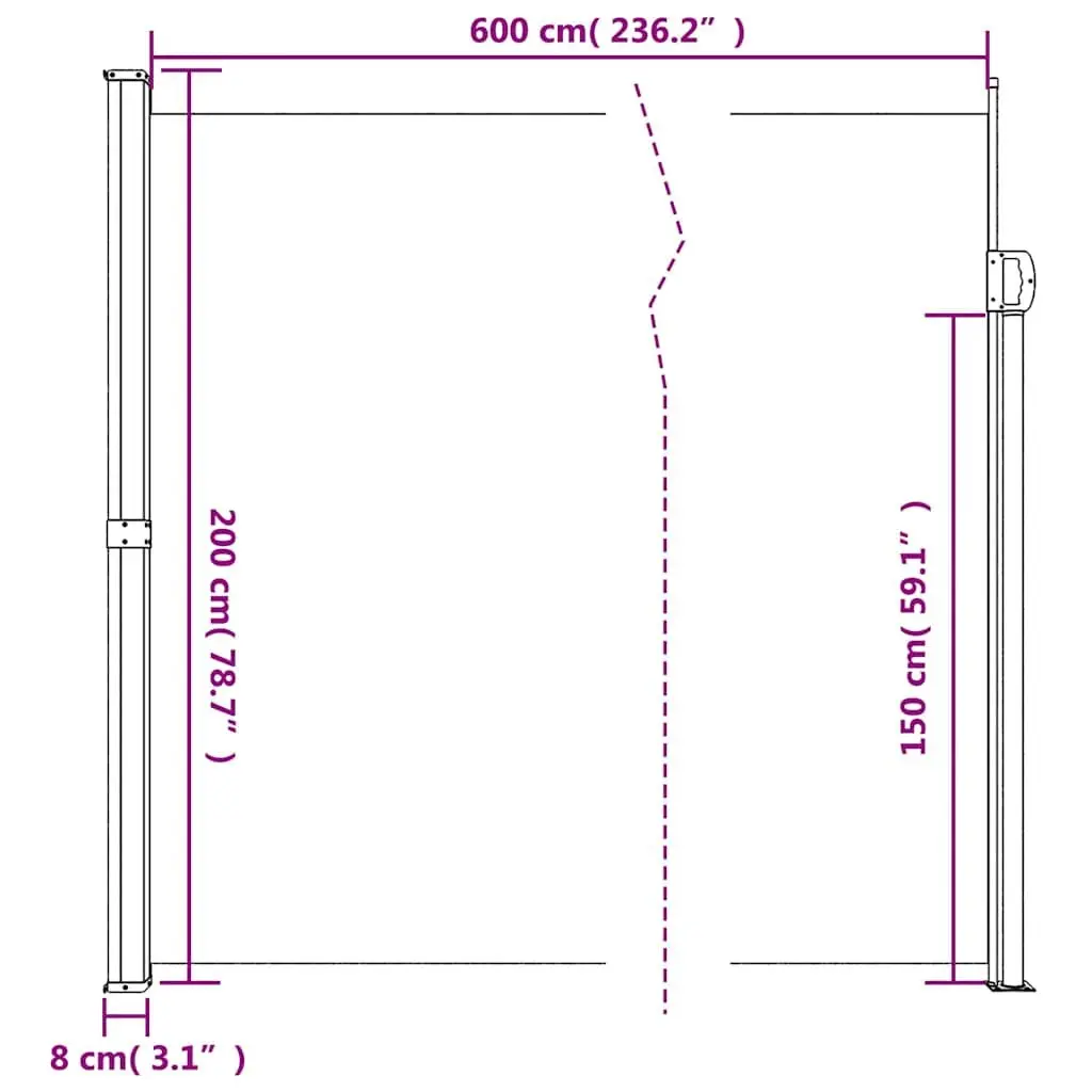 Retractable Awning for Outdoor Privacy