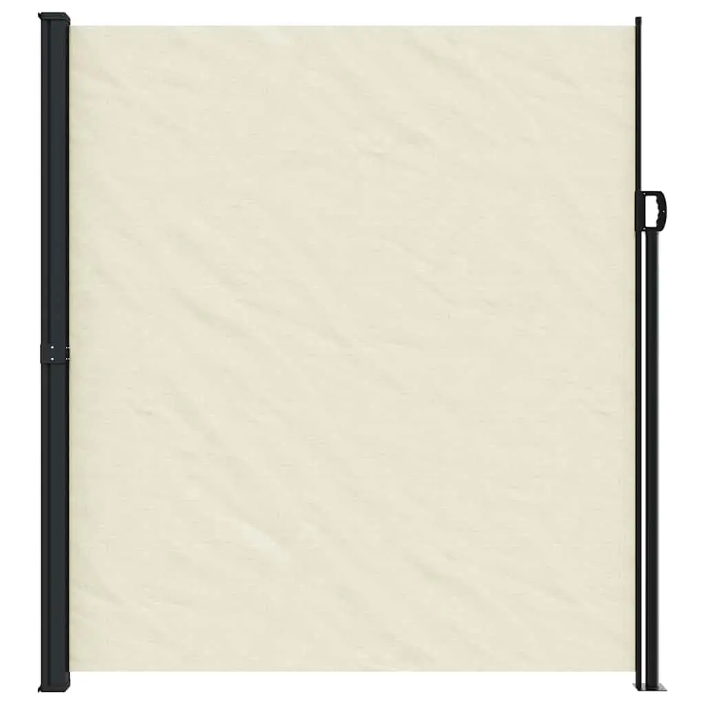 Retractable Awning Privacy Screen Cream Outdoor 220x600cm Garden Patio Balcony