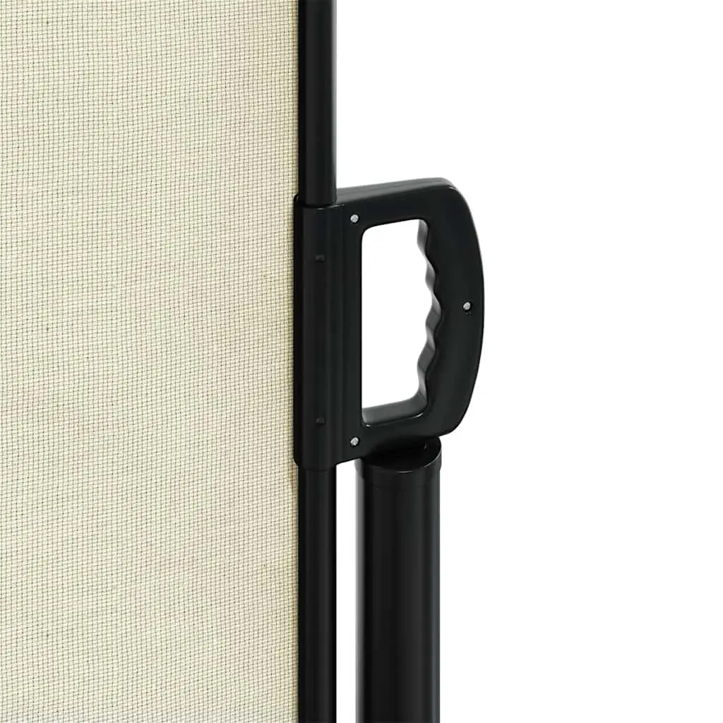 Retractable Awning Privacy Screen Cream Outdoor 220x600cm Garden Patio Balcony