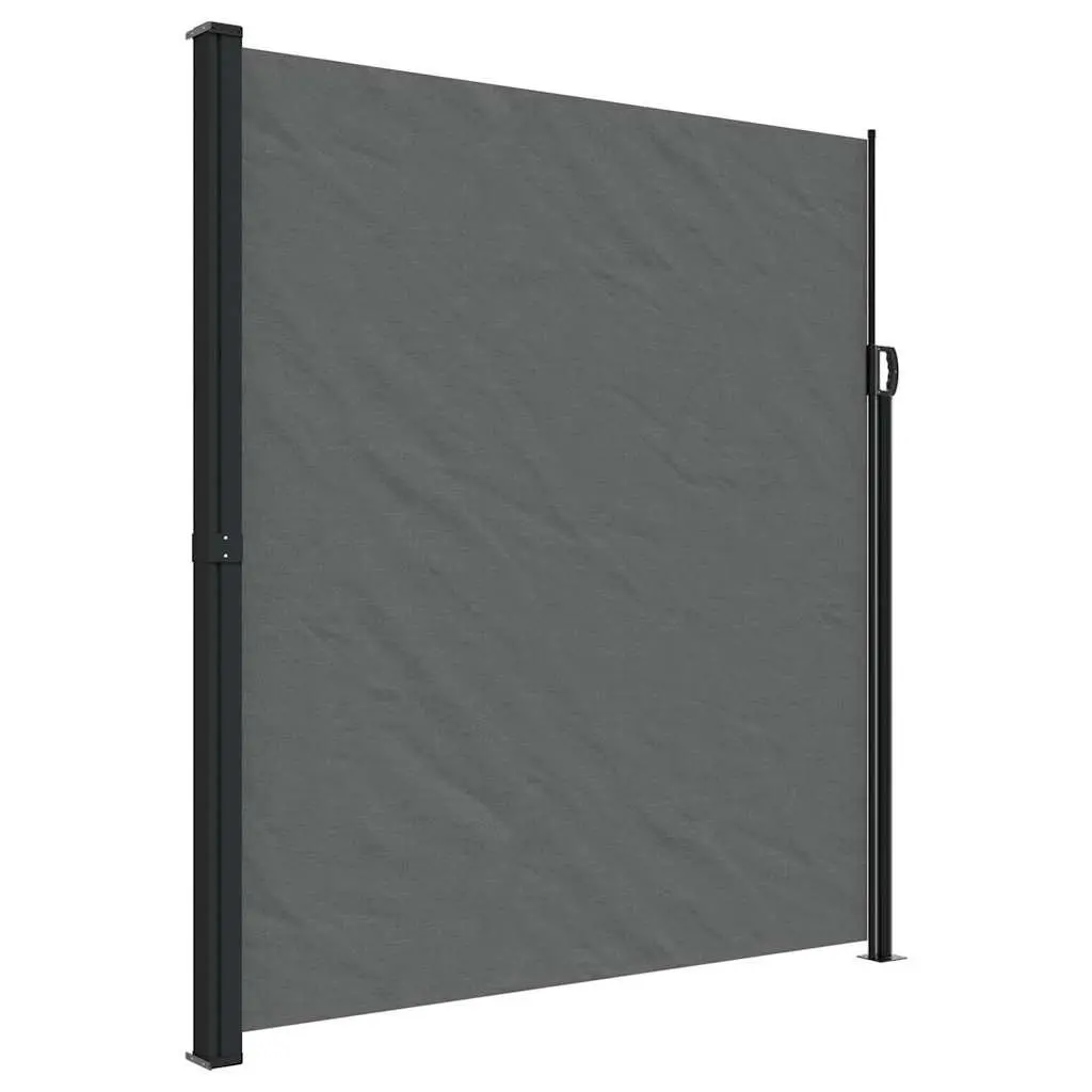 Retractable Side Awning Screen Water and UV Resistant 220x600cm Outdoor Garden Patio Balcony Privacy