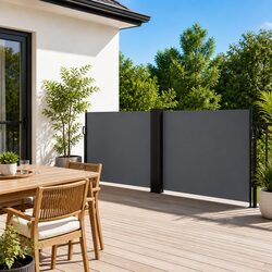 Retractable Side Awning 100x1000cm Garden Privacy Screen Outdoor Patio Balcony