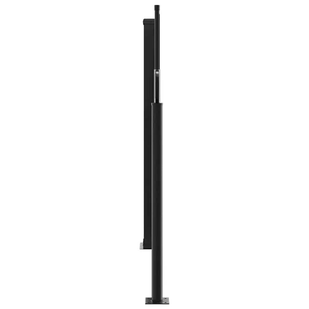 Retractable Side Awning Water and UV Resistant Anthracite 100x1000cm Garden Privacy Screen Outdoor Patio Balcony