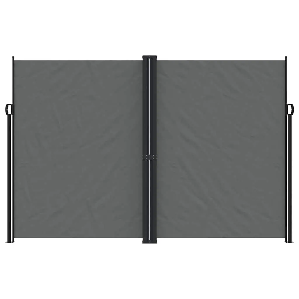 Retractable Side Awning Anthracite 220x1000cm Outdoor Privacy Screen