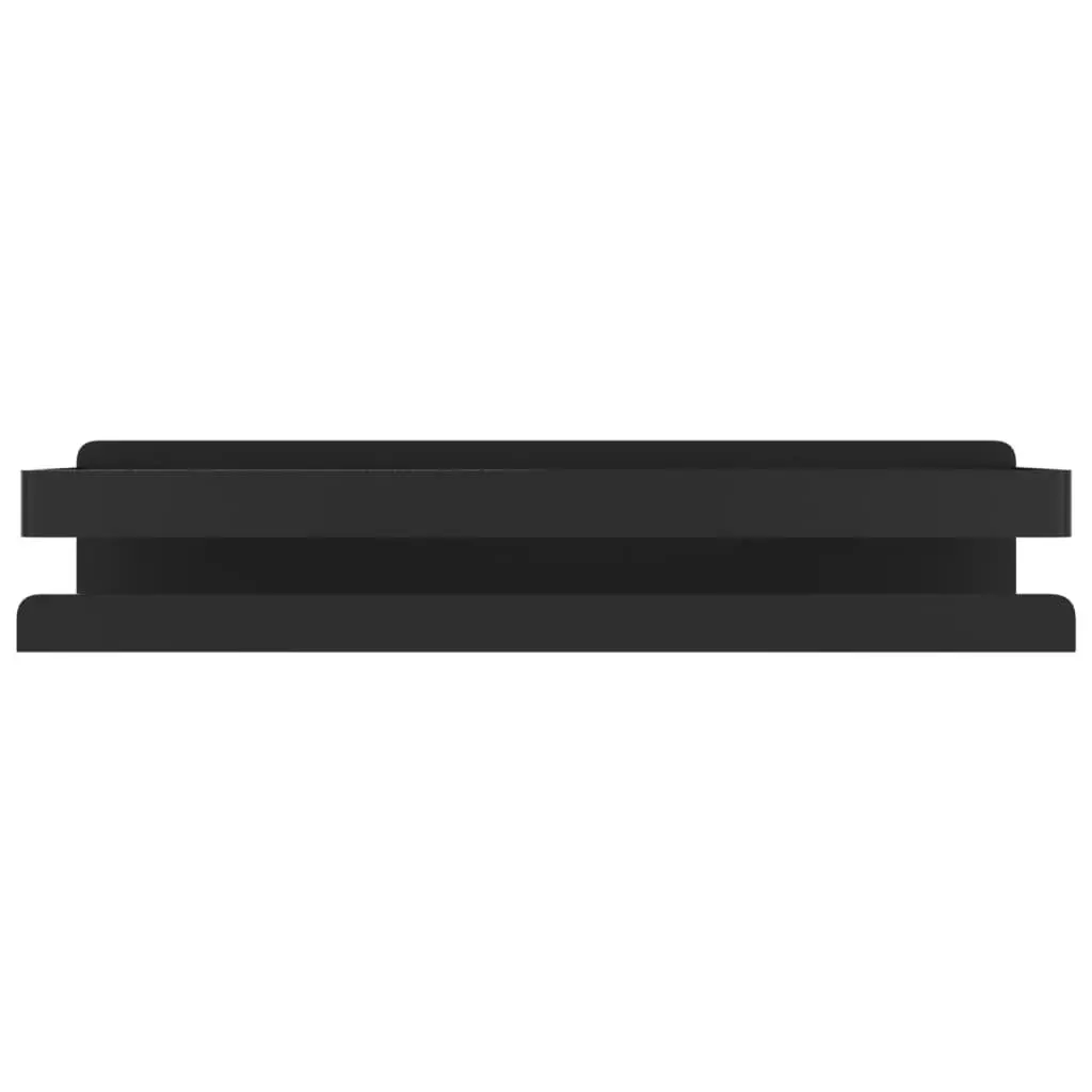 Shower Shelf Storage Organiser Wall Mount Black Stainless Steel 30 x 10 x 6 cm