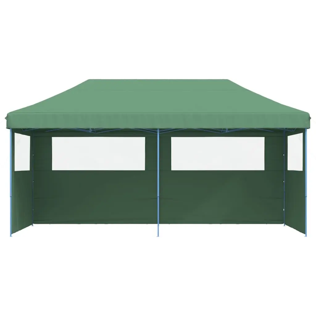 Green Pop-Up Tent for Outdoor Gatherings