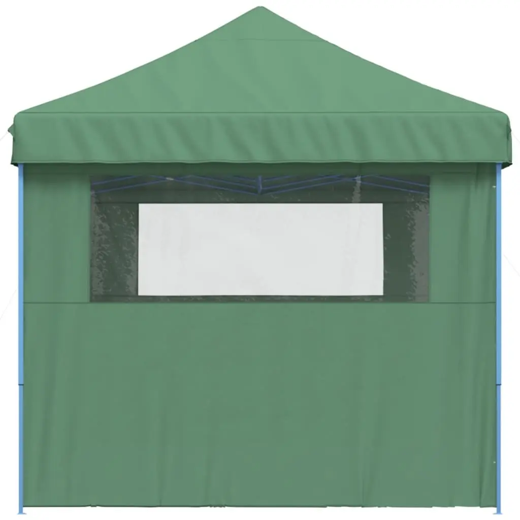 Green Pop-Up Tent for Outdoor Gatherings