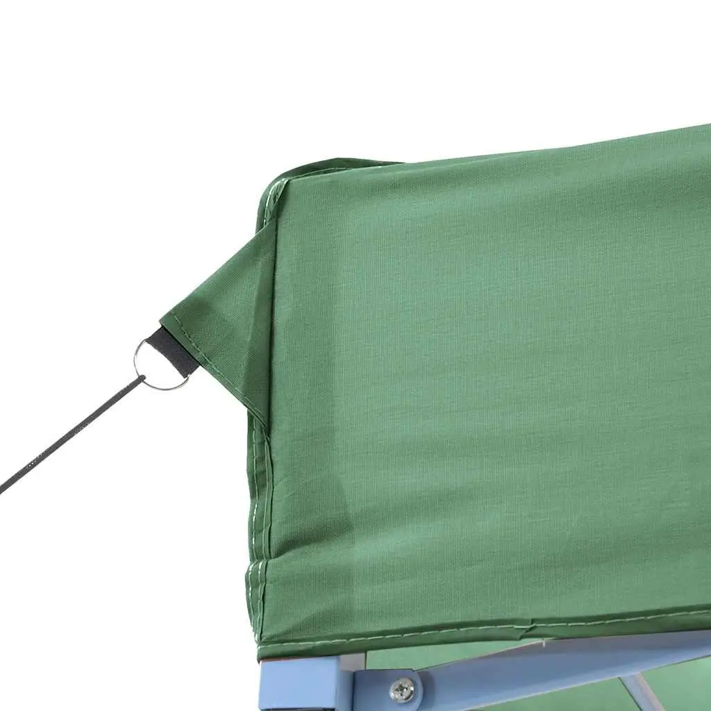 Pop-Up Party Tent Foldable Green 4 Sidewalls Outdoor Gazebo