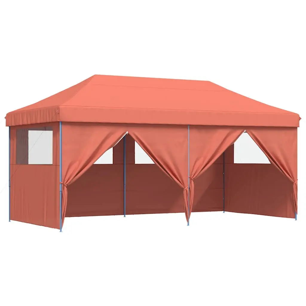 Pop-Up Party Tent Foldable with Sidewalls Orange