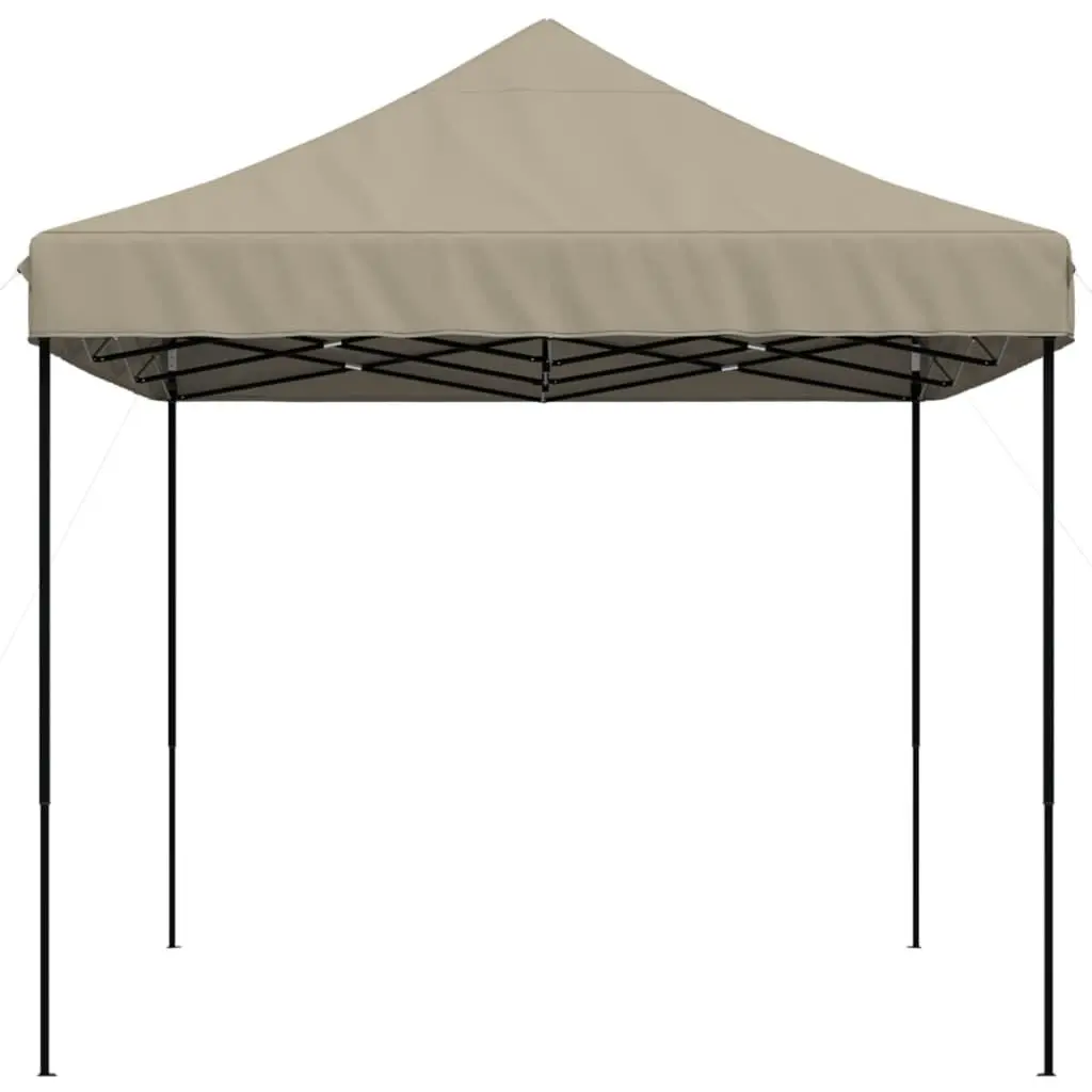 Foldable Pop-Up Party Tent Outdoor Taupe Canopy Gazebo 440 x 292 x 315 cm