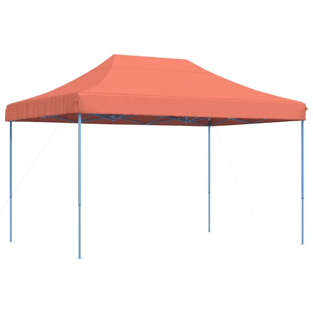 Pop-Up Party Tent Foldable Orange 410x279x315cm