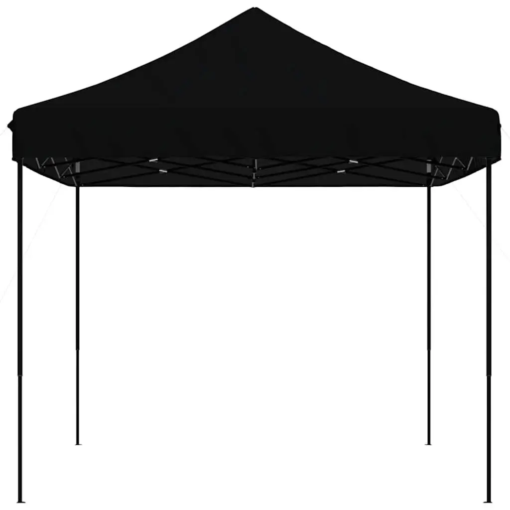 Pop-Up Party Tent Foldable Outdoor Gazebo Canopy Black 410x279x315 cm