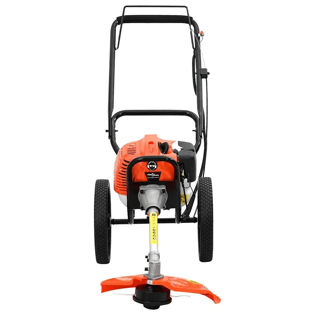 Brush Cutter with Wheels 52cc Engine Garden Tool