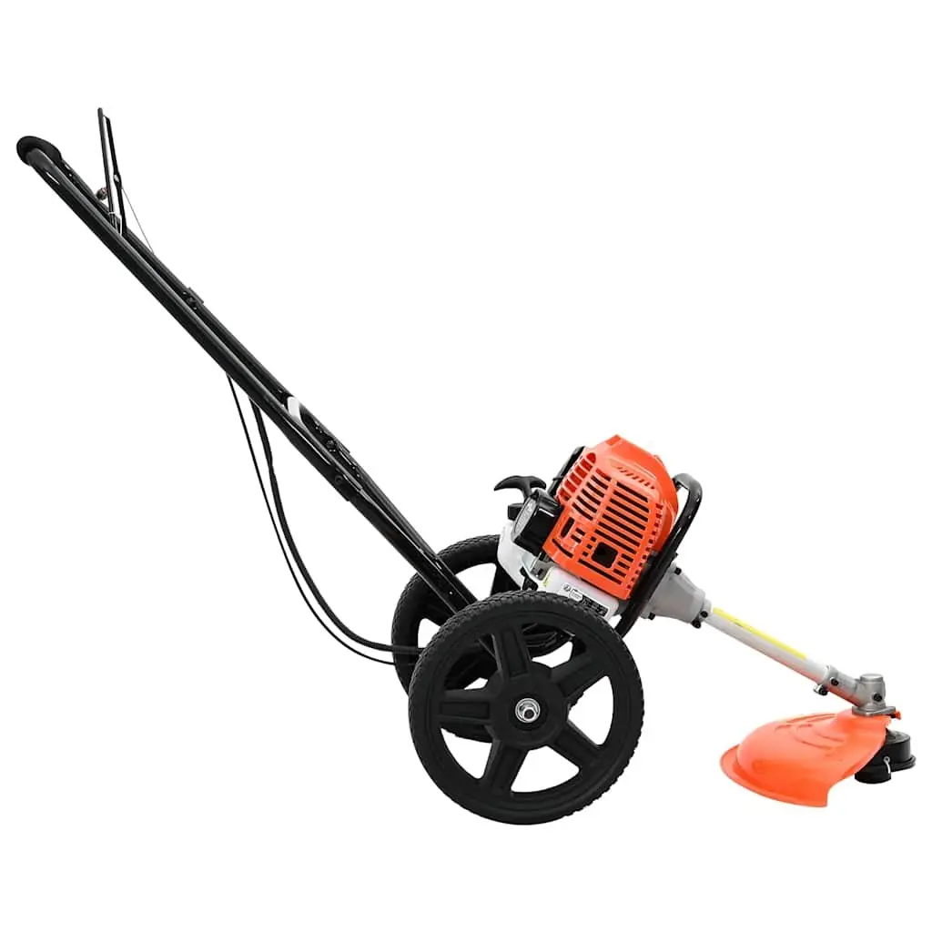 Brush Cutter with Wheels 52cc Engine Garden Tool