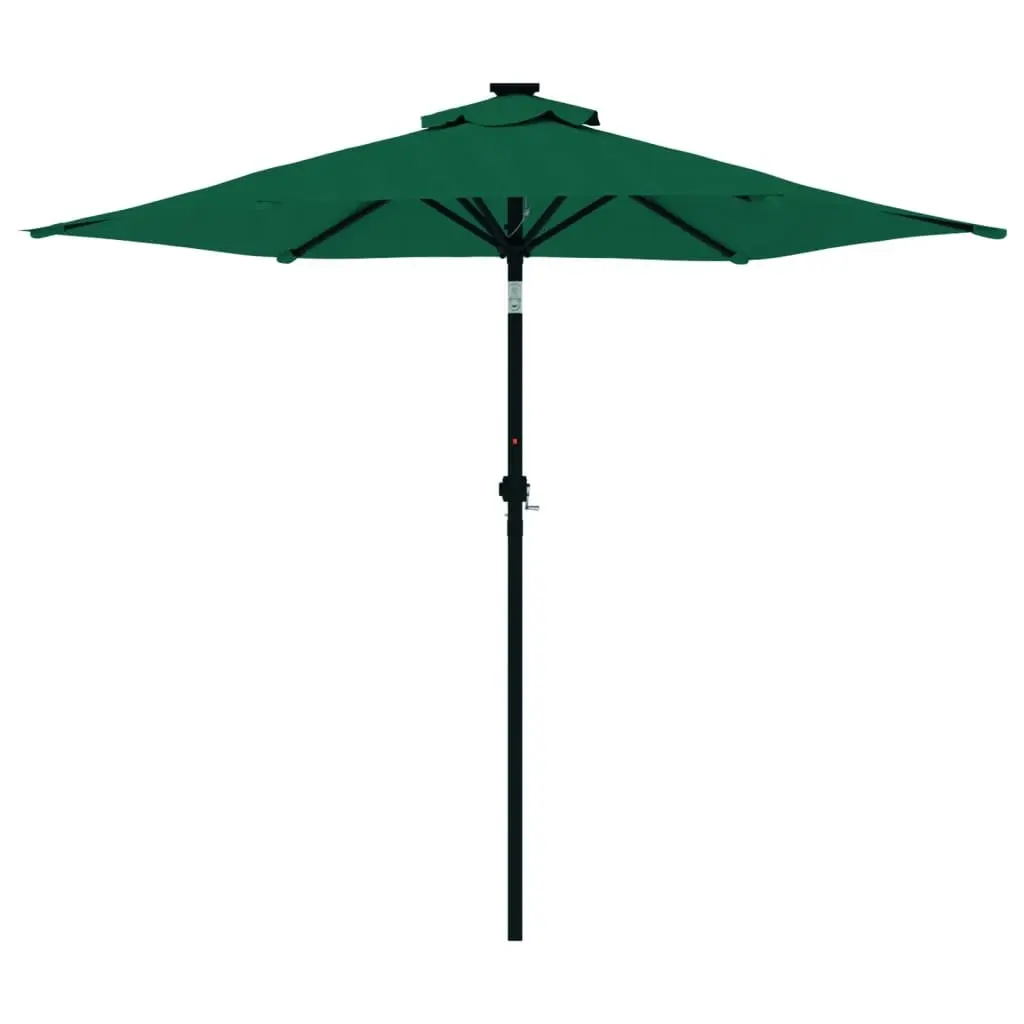 Garden Parasol Outdoor Umbrella Shade Crank Tilt Green 225x225x212cm