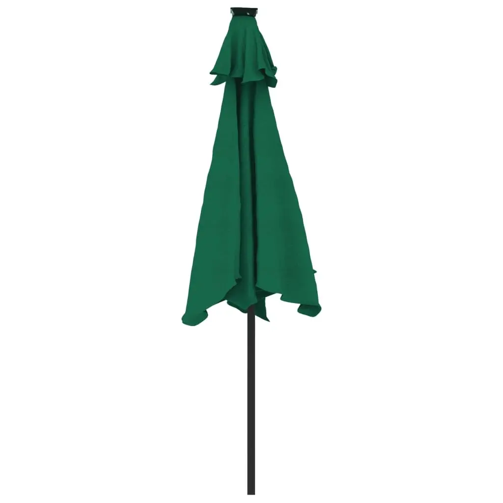 Garden Parasol Outdoor Umbrella Shade Crank Tilt Green 225x225x212cm