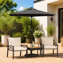 Your Go-To Anthracite Garden Parasol for Outdoor Fun