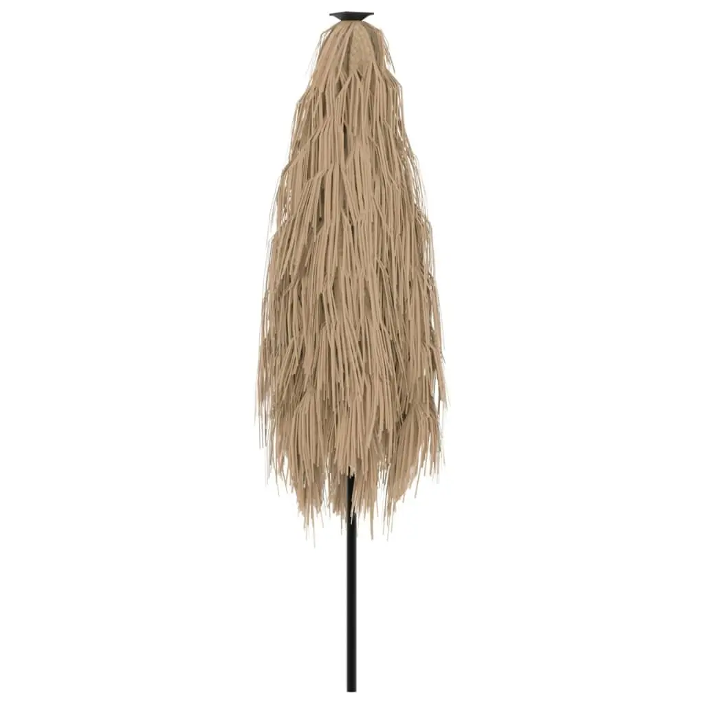 Garden Parasol Crank Brown 248cm Square Canopy