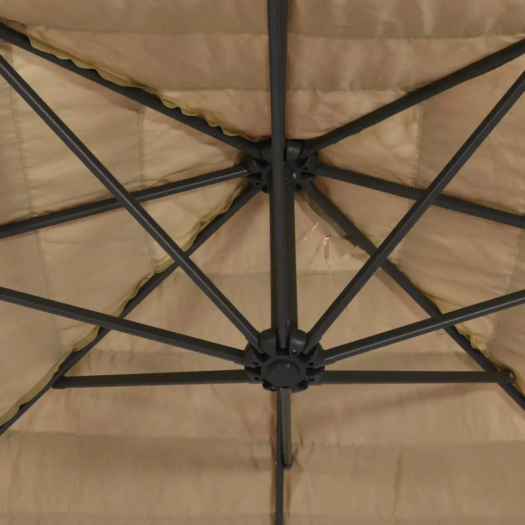 Brown Garden Parasol for Outdoor Fun
