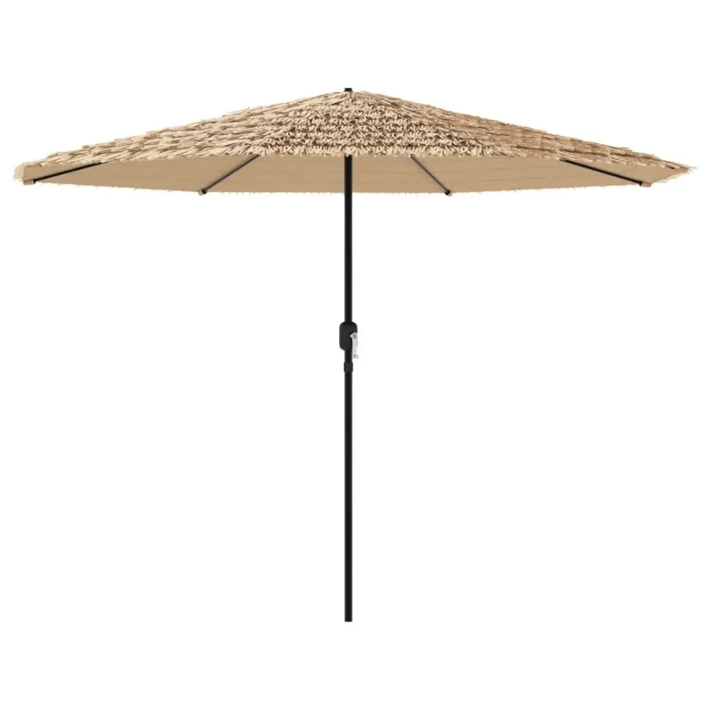 Garden Parasol Crank Mechanism Brown 388x388x248cm