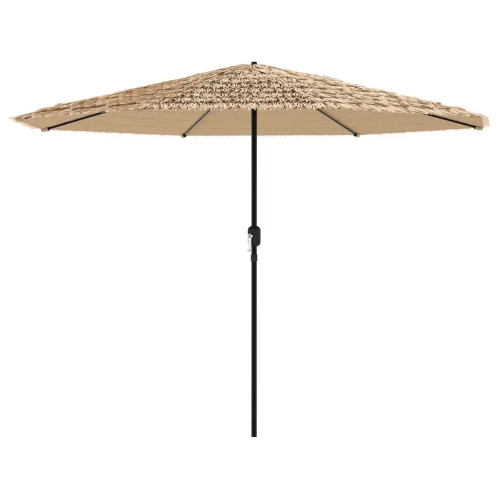 Garden Parasol Crank Mechanism Brown 388x388x248cm