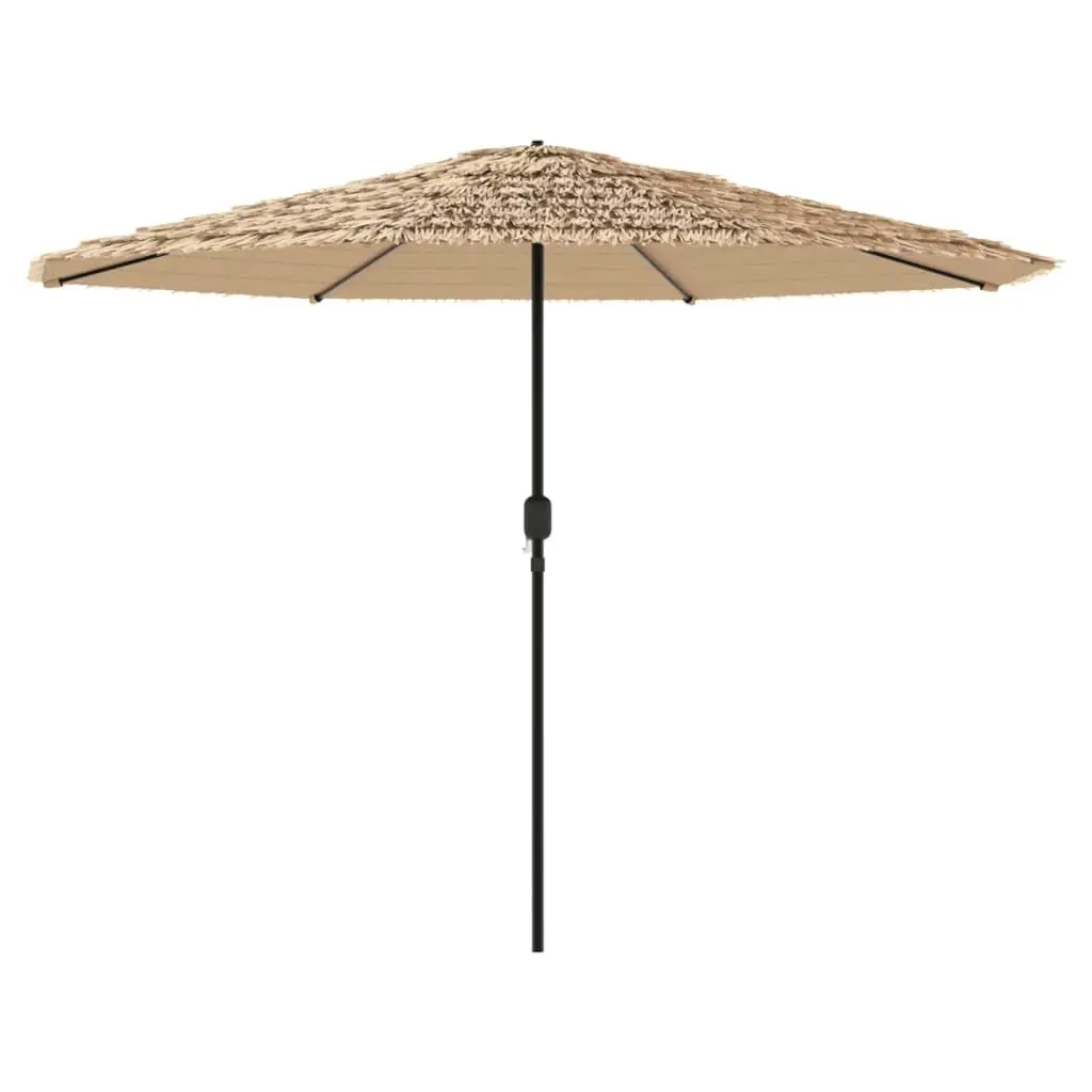 Garden Parasol Crank Mechanism Brown 388x388x248cm