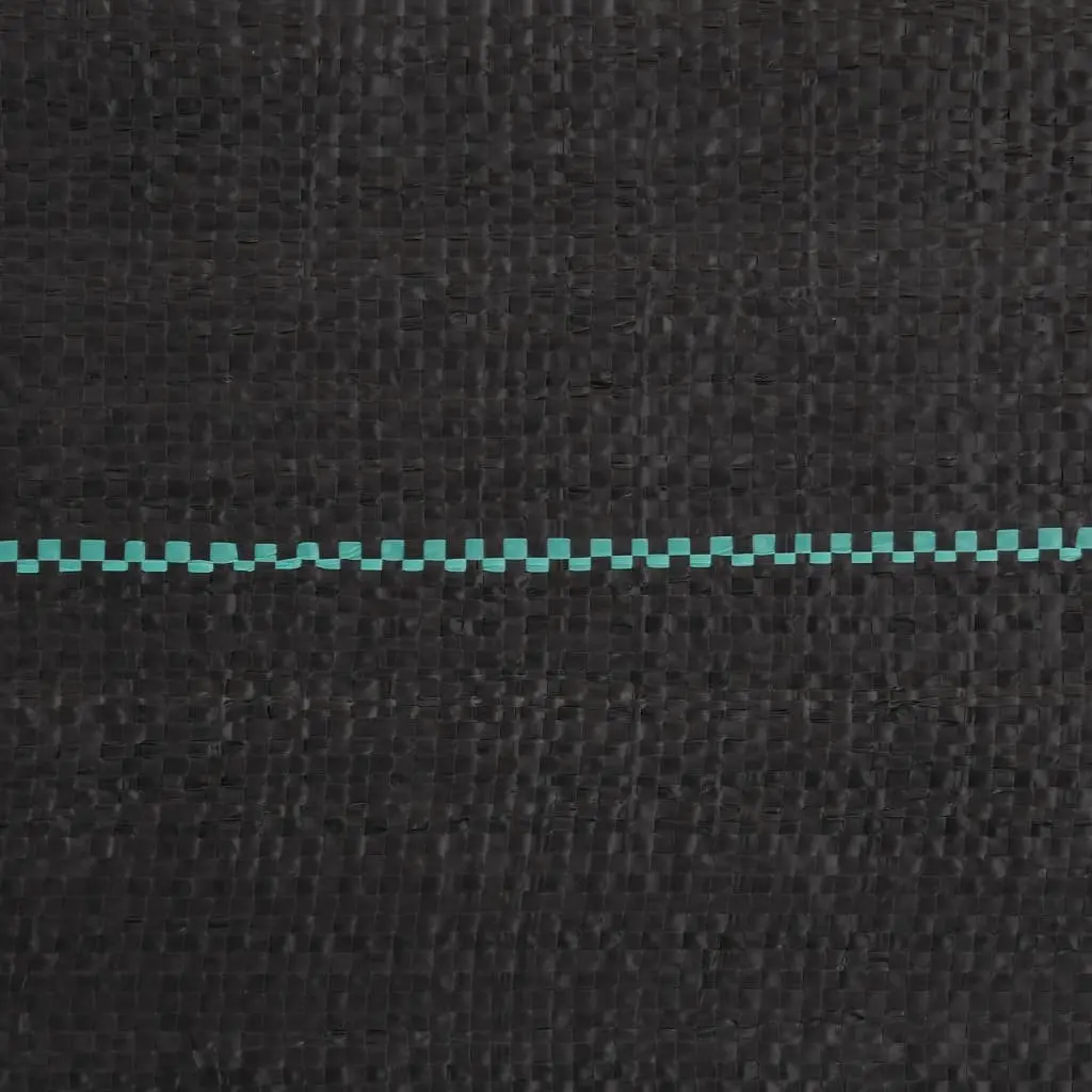 Weed Membrane Black UV Stabilised Polypropylene 0.5m x 50m Landscape Fabric Garden Weed Control Mat